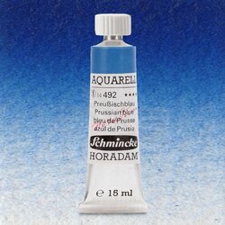 Schmincke - Schmincke Horadam Aquarell Tube 15ml Seri 1 Prussian Blue 492