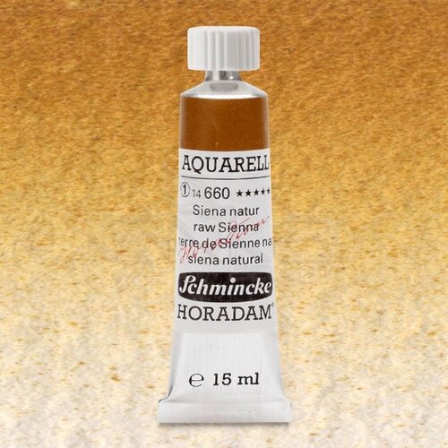 Schmincke Horadam Aquarell Tube 15ml Seri 1 Raw Sienna 660 - 660 Raw Sienna