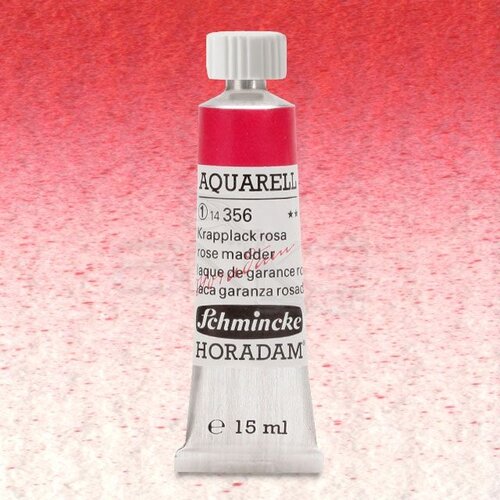 Schmincke Horadam Aquarell Tube 15ml Seri 1 Rose Madder 356 - 356 Rose Madder