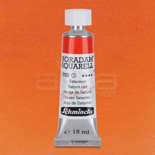 Schmincke Horadam Aquarell Tube 15ml Seri 1 Saturn Red 359 - 359 Saturn Red