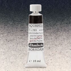 Schmincke - Schmincke Horadam Aquarell Tube 15ml Seri 1 Schmincke Paynes Grey 783