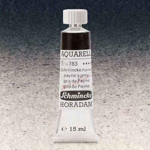 Schmincke Horadam Aquarell Tube 15ml Seri 1 Schmincke Paynes Grey 783 - 783 Schmincke PaynesGrey