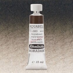 Schmincke - Schmincke Horadam Aquarell Tube 15ml Seri 1 Sepia Brown 663