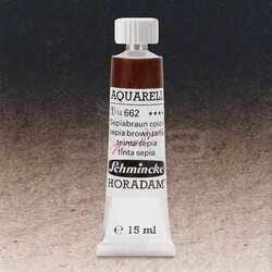 Schmincke - Schmincke Horadam Aquarell Tube 15ml Seri 1 Sepia Brown Tone 662