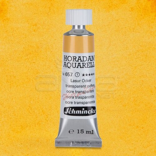 Schmincke Horadam Aquarell Tube 15ml Seri 1 Transparent Ochre 657 - 657 Transparent Ochre