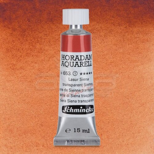 Schmincke Horadam Aquarell Tube 15ml Seri 1 Transparent Sienna 653 - 653 Transparent Sienna