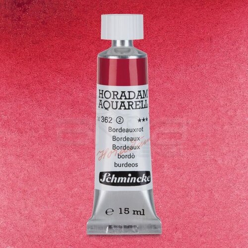 Schmincke Horadam Aquarell Tube 15ml Seri 2 Bordeux 362 - 362 Bordeux