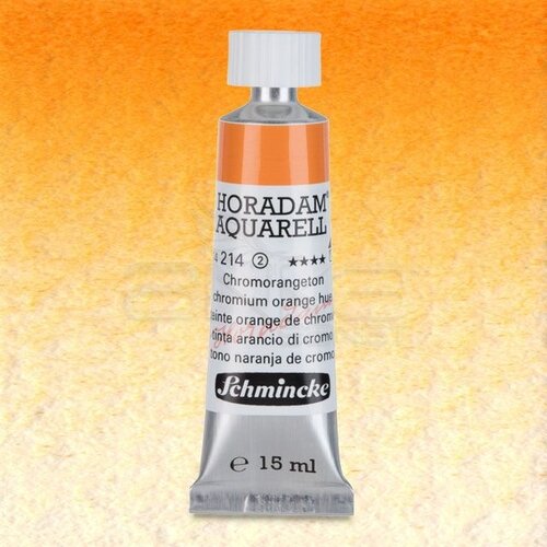 Schmincke Horadam Aquarell Tube 15ml Seri 2 Chrome Orange 214 - 214 Chrome Orange