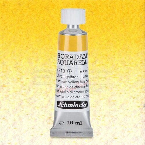 Schmincke Horadam Aquarell Tube 15ml Seri 2 Chrome Yellow Deep 213 - 213 Chrome Yellow Deep