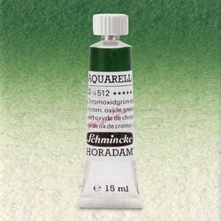 Schmincke - Schmincke Horadam Aquarell Tube 15ml Seri 2 Chromium Oxide Green 512