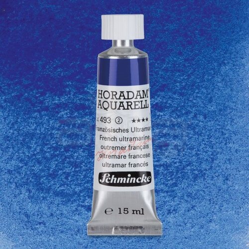 Schmincke Horadam Aquarell Tube 15ml Seri 2 French Ultramarine 493 - 493 French Ultramarine