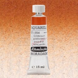 Schmincke - Schmincke Horadam Aquarell Tube 15ml Seri 2 Gold Brown 654