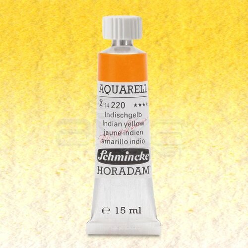 Schmincke Horadam Aquarell Tube 15ml Seri 2 Indian Yellow 220 - 220 Indian Yellow