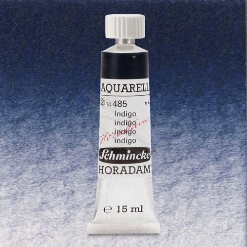 Schmincke Horadam Aquarell Tube 15ml Seri 2 Indigo 485 - 485 Indigo