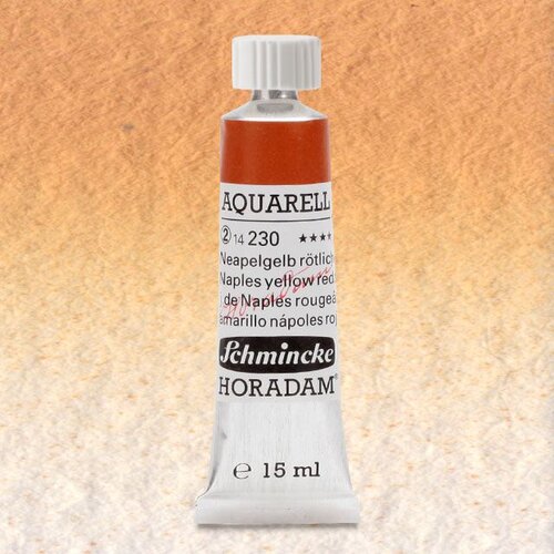 Schmincke Horadam Aquarell Tube 15ml Seri 2 Naples Yellow Reddish 230 - 230 Naples Yellow Reddish