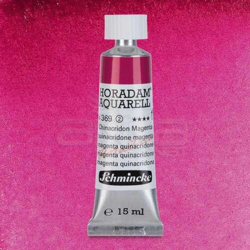 Schmincke Horadam Aquarell Tube 15ml Seri 2 Quinacridone Magenta 369 - 369 Quinacridone Magenta