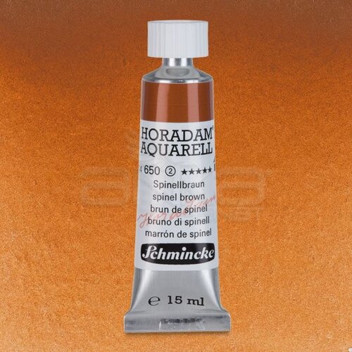 Schmincke Horadam Aquarell Tube 15ml Seri 2 Spinel Brown 650 - 650 Spinel Brown