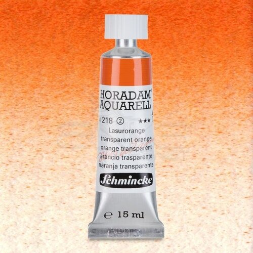 Schmincke Horadam Aquarell Tube 15ml Seri 2 Translucent Orange 218 - 218 Translucent Orange