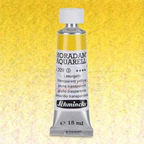 Schmincke Horadam Aquarell Tube 15ml Seri 2 Translucent Yellow 209 - 209 Translucent Yellow