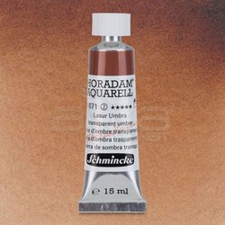 Schmincke - Schmincke Horadam Aquarell Tube 15ml Seri 2 Transparent Umber 671