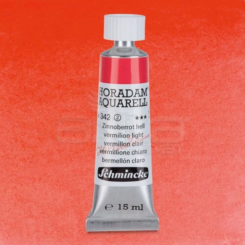 Schmincke Horadam Aquarell Tube 15ml Seri 2 Vermilion Light 342 - 342 Vermilion Light