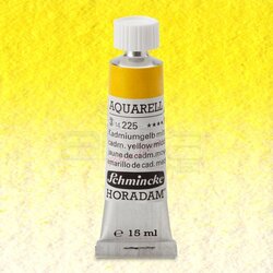 Schmincke - Schmincke Horadam Aquarell Tube 15ml Seri 3 Cadmium Yellow Middle 225