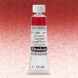 Schmincke - Schmincke Horadam Aquarell Tube 15ml Seri 3 Deep Red 366