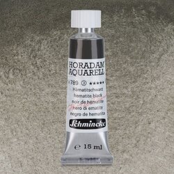 Schmincke - Schmincke Horadam Aquarell Tube 15ml Seri 3 Hematite Black 789