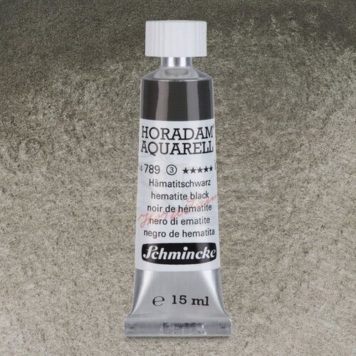 Schmincke Horadam Aquarell Tube 15ml Seri 3 Hematite Black 789