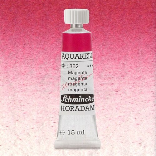 Schmincke Horadam Aquarell Tube 15ml Seri 3 Magenta 352 - 352 Magenta