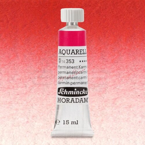 Schmincke Horadam Aquarell Tube 15ml Seri 3 Permanent Carmine 353