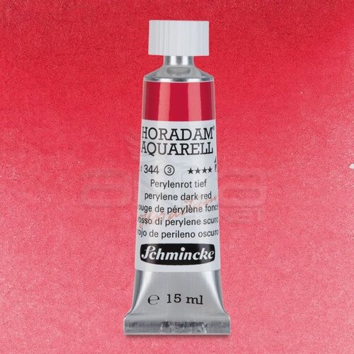 Schmincke Horadam Aquarell Tube 15ml Seri 3 Perylene Dark Red 344 - 344 Perylene Dark Red