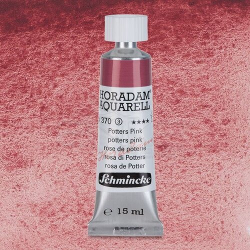 Schmincke Horadam Aquarell Tube 15ml Seri 3 Potters Pink 370 - 370 Potters Pink