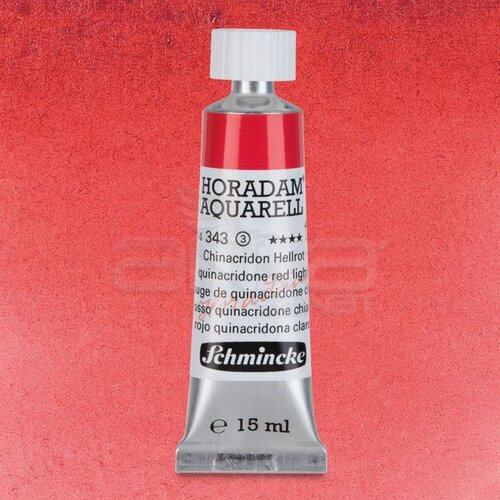 Schmincke Horadam Aquarell Tube 15ml Seri 3 Quinacridone Red Light 343 - 343 Quinacridone Red Light