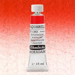 Schmincke - Schmincke Horadam Aquarell Tube 15ml Seri 3 Scarlet Red 363