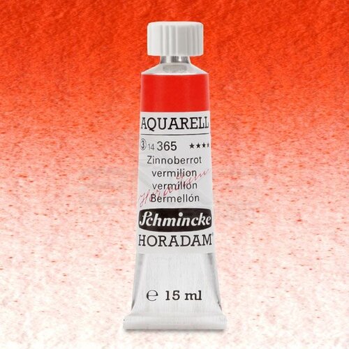 Schmincke Horadam Aquarell Tube 15ml Seri 3 Vermilion 365 - 365 Vermilion