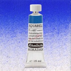 Schmincke - Schmincke Horadam Aquarell Tube 15ml Seri 4 Cobalt Blue Light 487