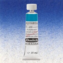 Schmincke - Schmincke Horadam Aquarell Tube 15ml Seri 4 Cobalt Cerulean 499