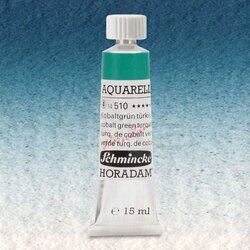 Schmincke - Schmincke Horadam Aquarell Tube 15ml Seri 4 Cobalt Green Turquoise 510