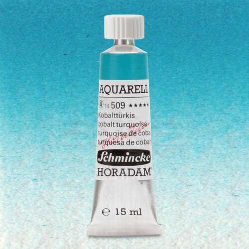 Schmincke Horadam Aquarell Tube 15ml Seri 4 Cobalt Turquoise 509