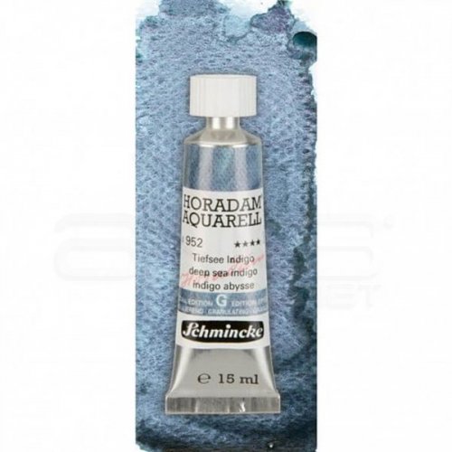 Schmincke Horadam Aquarell Tube 15ml Super Granulation 952 Deep Sea Indigo - 952 Deep Sea Indigo