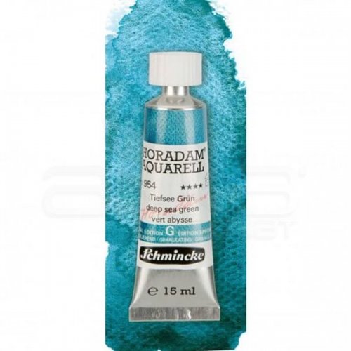 Schmincke Horadam Aquarell Tube 15ml Super Granulation 954 Deep Sea Green - 954 Deep Sea Green