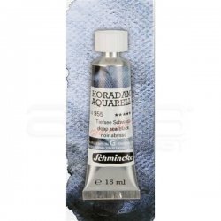 Schmincke - Schmincke Horadam Aquarell Tube 15ml Super Granulation 955 Deep Sea Black