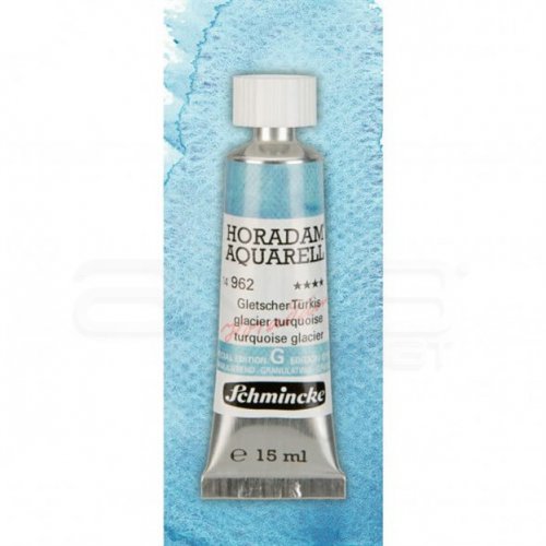 Schmincke Horadam Aquarell Tube 15ml Super Granulation 962 Glacier Turquoise - 962 Glacier Turquoise