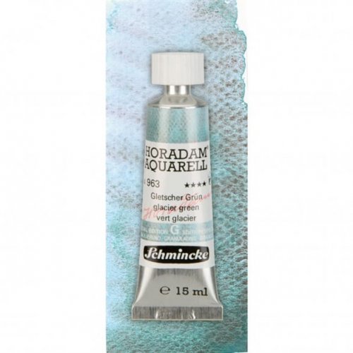 Schmincke Horadam Aquarell Tube 15ml Super Granulation 963 Glacier Green - 963 Glacier Green