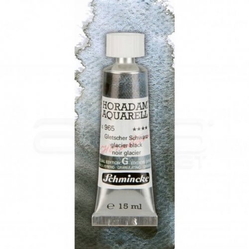 Schmincke Horadam Aquarell Tube 15ml Super Granulation 965 Glacier Black - 965 Glacier Black