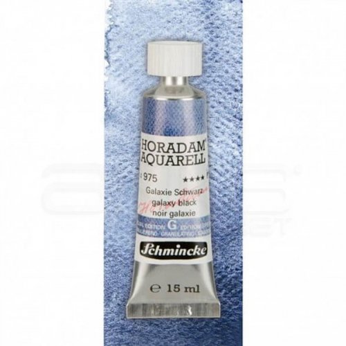 Schmincke Horadam Aquarell Tube 15ml Super Granulation 975 Galaxy Black - 975 Galaxy Black