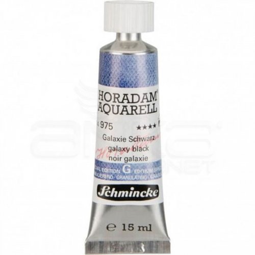 Schmincke Horadam Aquarell Tube 15ml Super Granulation 975 Galaxy Black