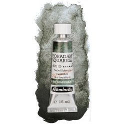 Schmincke - Schmincke Horadam Aquarell Tube 15ml Super Granulation 970 Haze Black