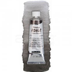 Schmincke Kohle Liquid Charcoal Sıvı Kömür 35ml Peach Stone Black - Thumbnail